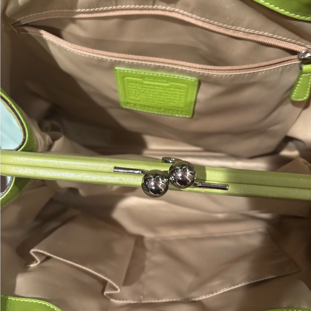 Coach GUC Seafoam Green Laura Carryall Satchel - Picture 12 of 16
